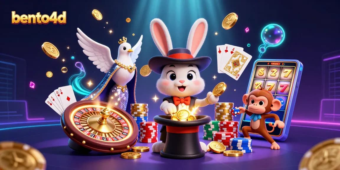 Bento4d menampilkan pengalaman kasino online yang mendebarkan dengan karakter yang hidup dan elemen permainan yang memukau.