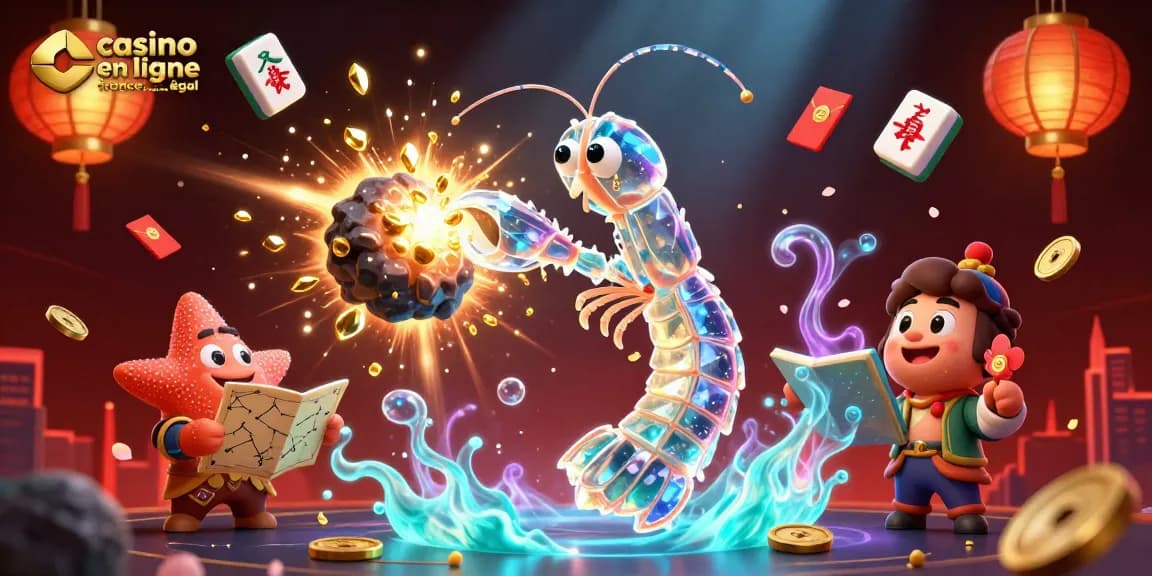 Jouer sur un casino en ligne légal en France avec des personnages colorés et des éléments de jeu fascinants.