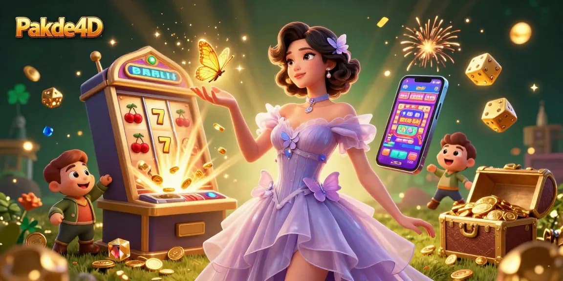 Experience fortune with Pakde4D as golden coins burst from the jackpot, enveloping the scene.