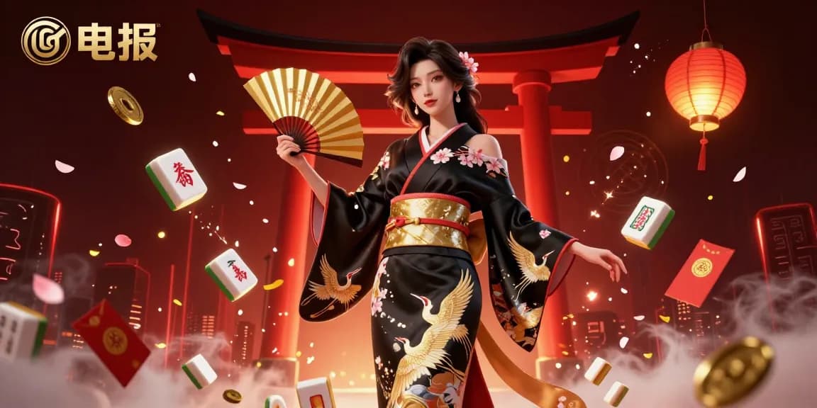 与电报一起参与激动人心的赌场体验，展现优雅角色和充满活力的游戏元素的动态场景。