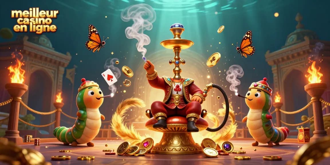Profitez des jeux de hasard dans le meilleur casino en ligne à travers une illustration dynamique captivante.