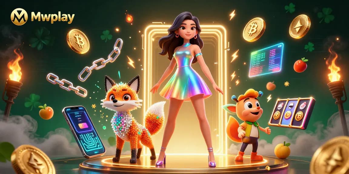 Mwplay offers thrilling gaming experiences with vibrant graphics and engaging elements, including Bitcoin coins and jackpot slots.