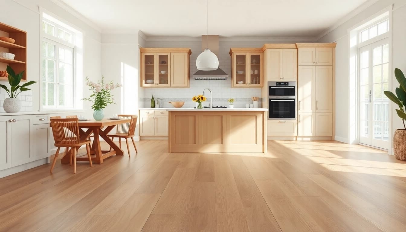 Transform your space with stunning vinyl plank flooring that enhances any room's appeal.