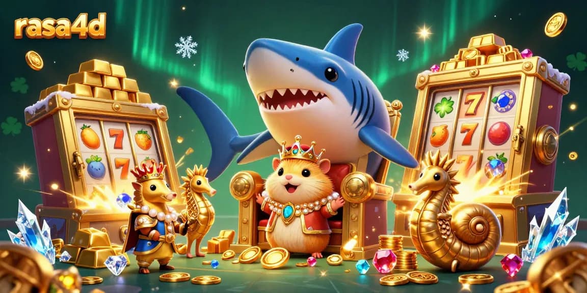 Rasa4d menghadirkan raja hamster emas yang berani di dalam dunia slot penuh harta karun.