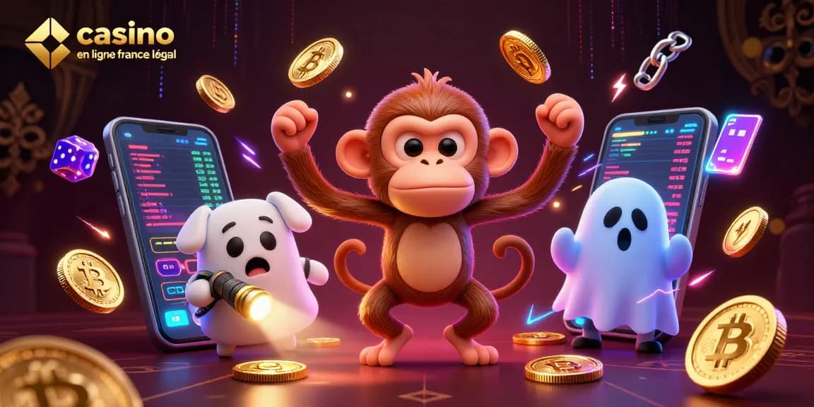 Jouez sur casino en ligne France légal, avec un singe poltergeist et un chiot chasseur de fantômes.
