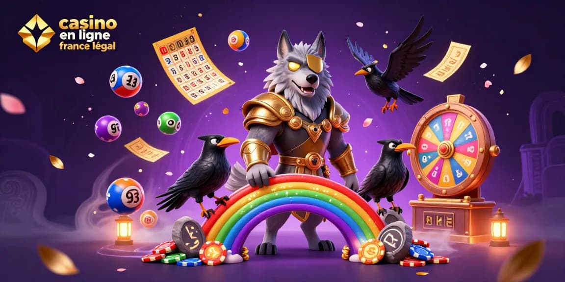Élevez vos gains avec le casino en ligne légal en France dans cette scène de jeu dynamique pleine d'action.