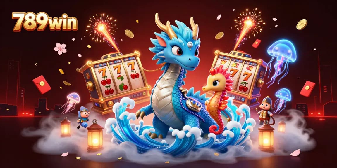 Engage with 789win by spinning slot reels in a vibrant 3D casino universe.