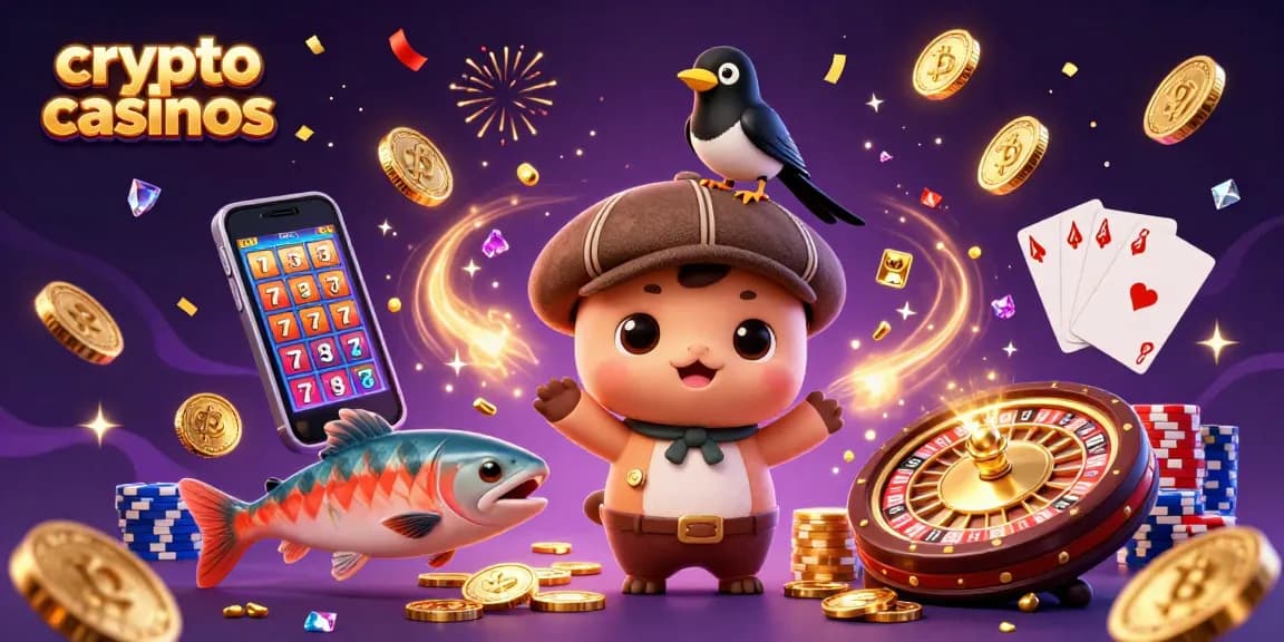 Découvrez le monde des crypto casinos avec ce dessin animé vibrant de Nessie et ses amis.