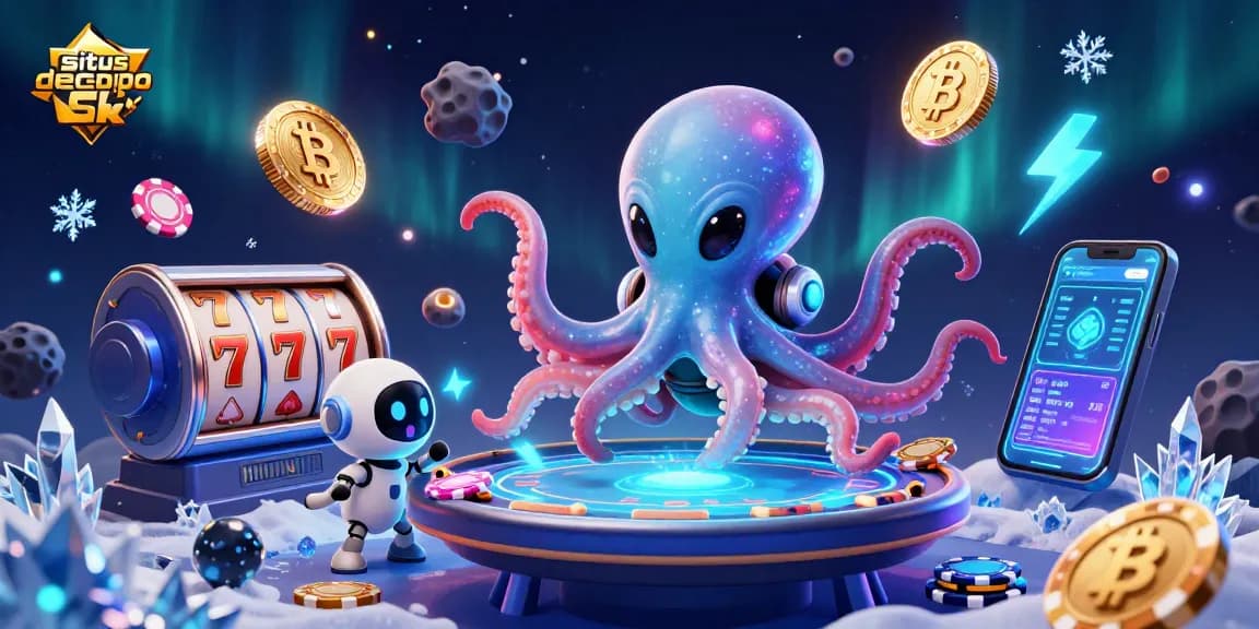Experience exciting gameplay at situs depo 5k with vibrant slot reels and alien-themed characters.
