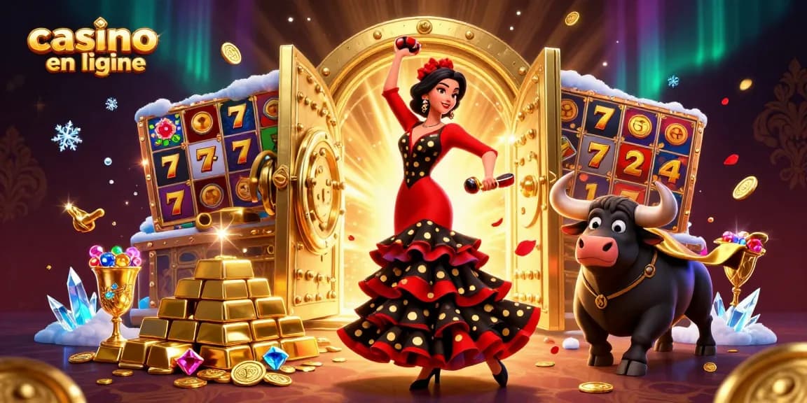 Vivez l'excitation vibrante du casino en ligne avec des personnages dynamiques et des trésors débordants.