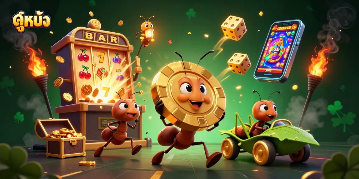ดูหนังพร้อมเกมคาสิโนที่สมบูรณ์แบบในภาพ 3D Cartoon