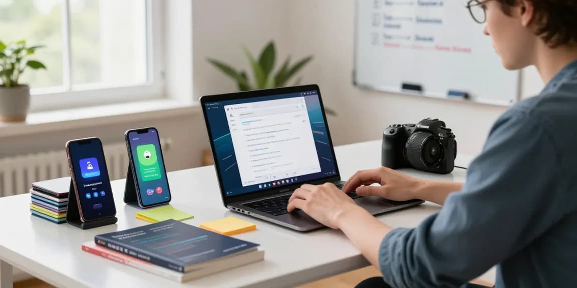 Managing telegram chinese install apk in a modern home office with Android devices and installation notes.