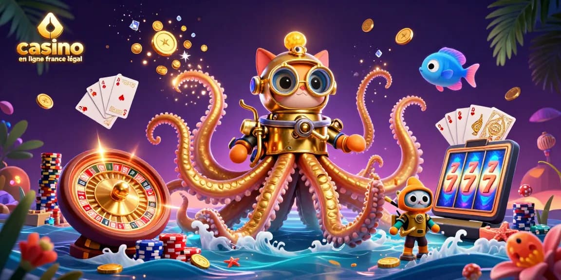 Profitez des jeux des meilleurs casinos en ligne légaux en France avec un kraken et une plongée inoubliable