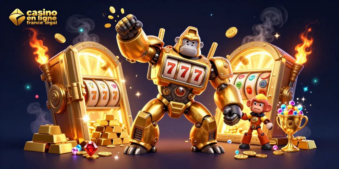 Jouez à casino en ligne france légal avec le gorille transformer et des trésors éclatants.
