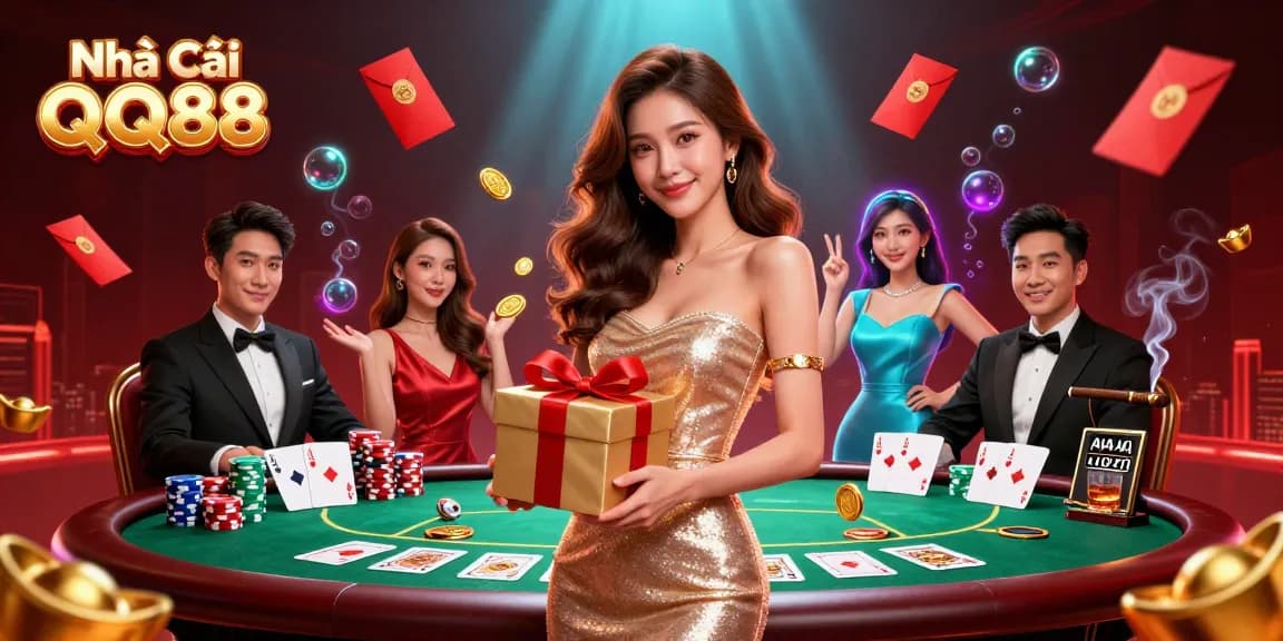 Engage with thrilling games at Nhà Cái QQ88, featuring rich casino elements and festive visuals for an unforgettable experience.