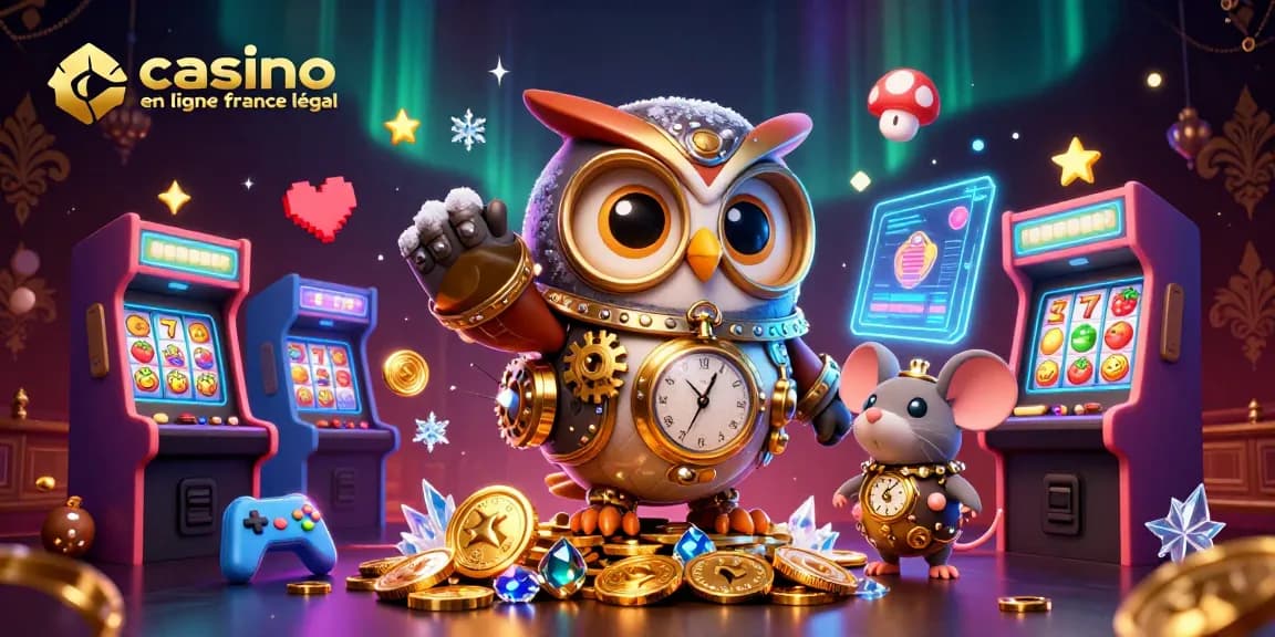 Jouer au casino en ligne France légal avec des éléments de jeu colorés et une ambiance immersive.
