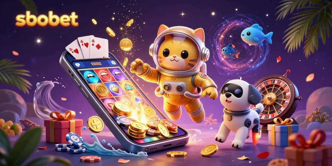 Engage with sbobet and explore exciting games in a vibrant cosmic casino scene.