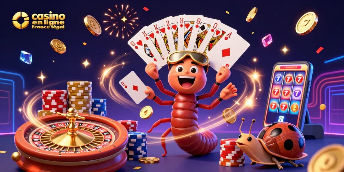 Voici un événement spectaculaire de casino en ligne France légal avec un crabe amusant et un dealer exceptionnel.