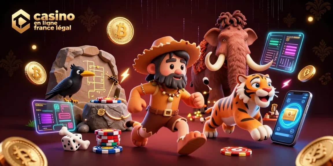 Casino en ligne France légal : Jouez avec des éléments paléolithiques dans un univers crypto-futuriste.