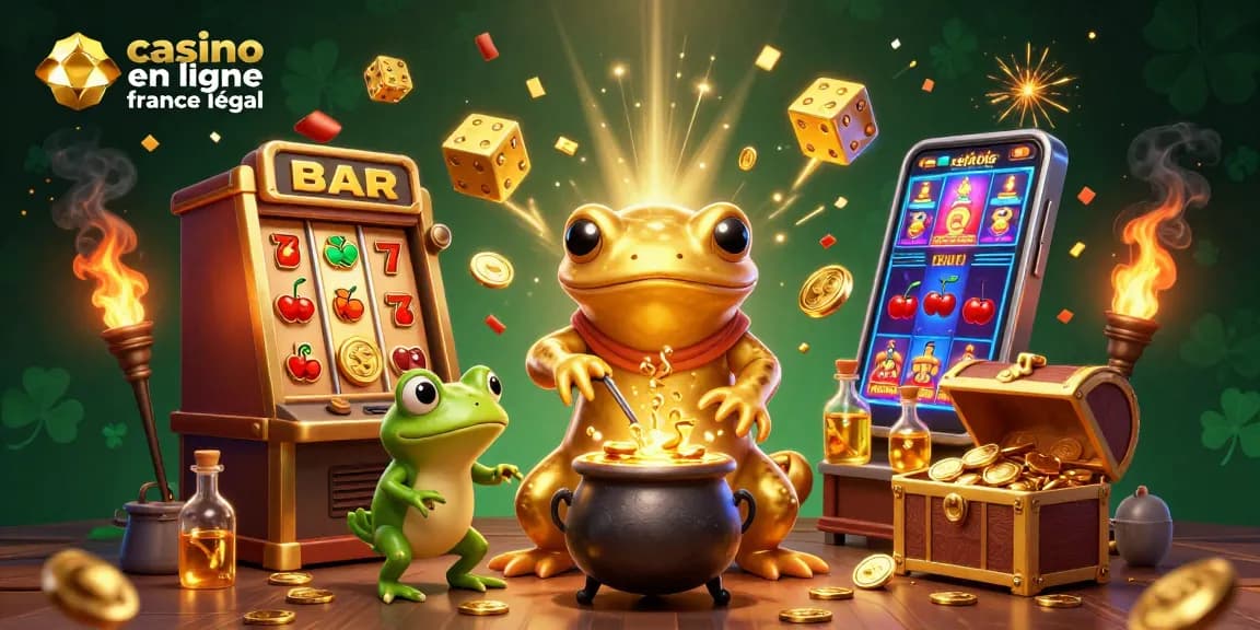 Explorez le monde du casino en ligne français légal avec des personnages fantastiques et des éléments de jeu captivants.