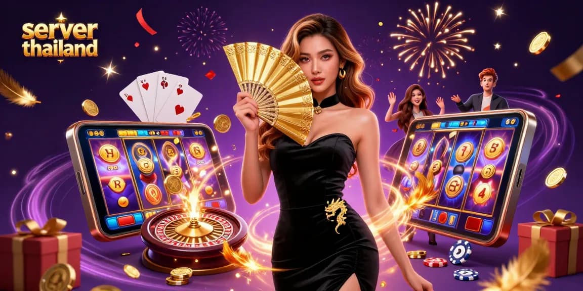 Experience thrilling online play with server thailand showcasing vibrant slot games and dynamic characters.