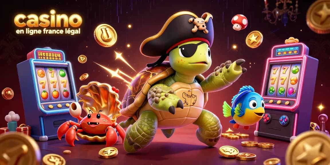 Jouez à des jeux de casino en ligne légal France avec des pirates marins et des trésors sous-marins.