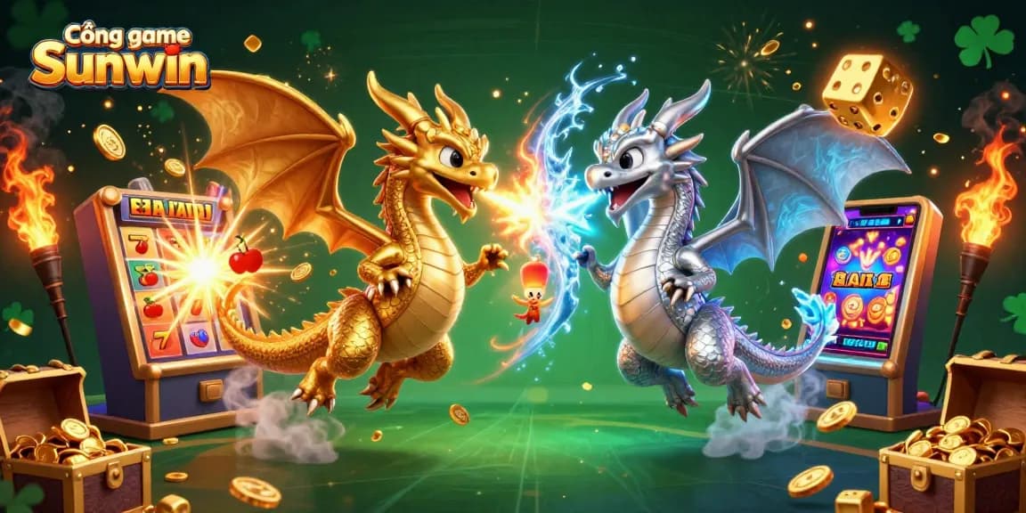 Experience the thrills of Cổng game Sunwin with dynamic casino elements and dragons.