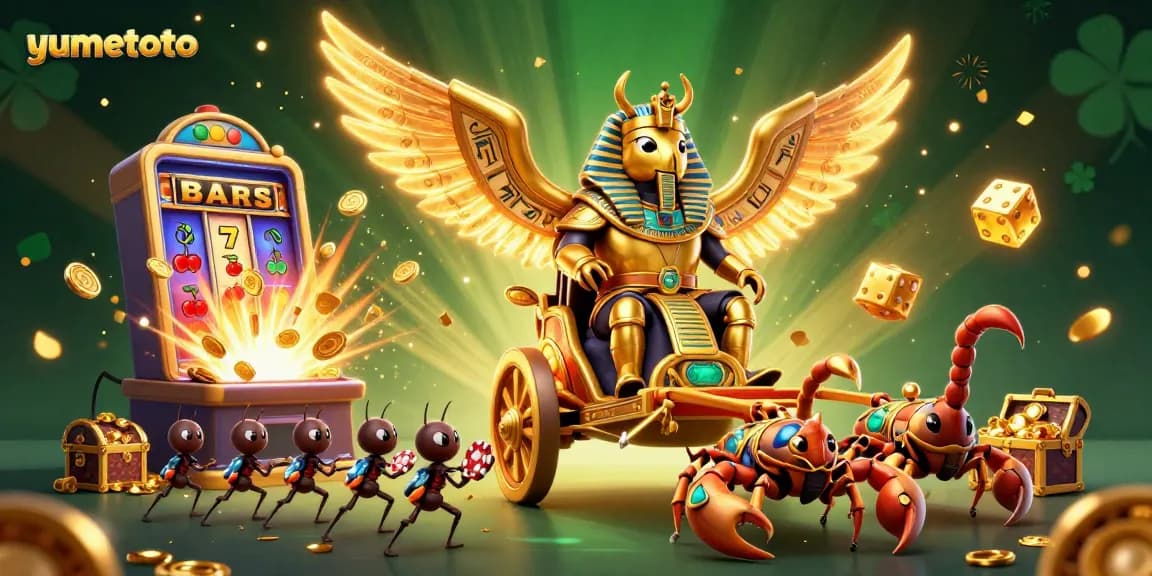 Gambarkan pengalaman bermain luar biasa di yumetoto dengan slot jackpot berlimpah dan karakter menarik.