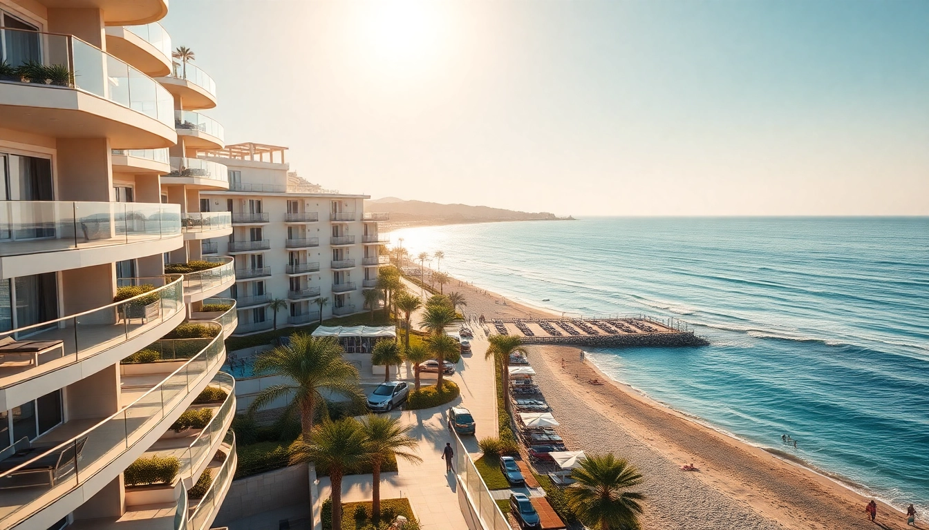 Buy property in Alanya by the beautiful Mediterranean Sea with lush tropical surroundings.