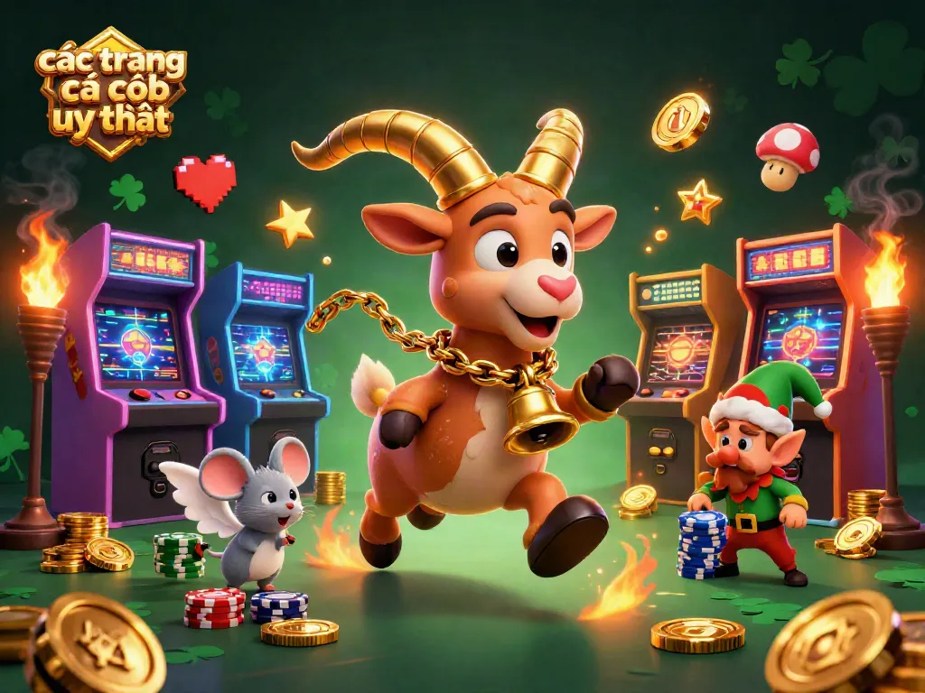 Các trang cá cược uy tín thể hiện sự phấn khích với Krampus và tinh linh đang ăn cắp chip cược.