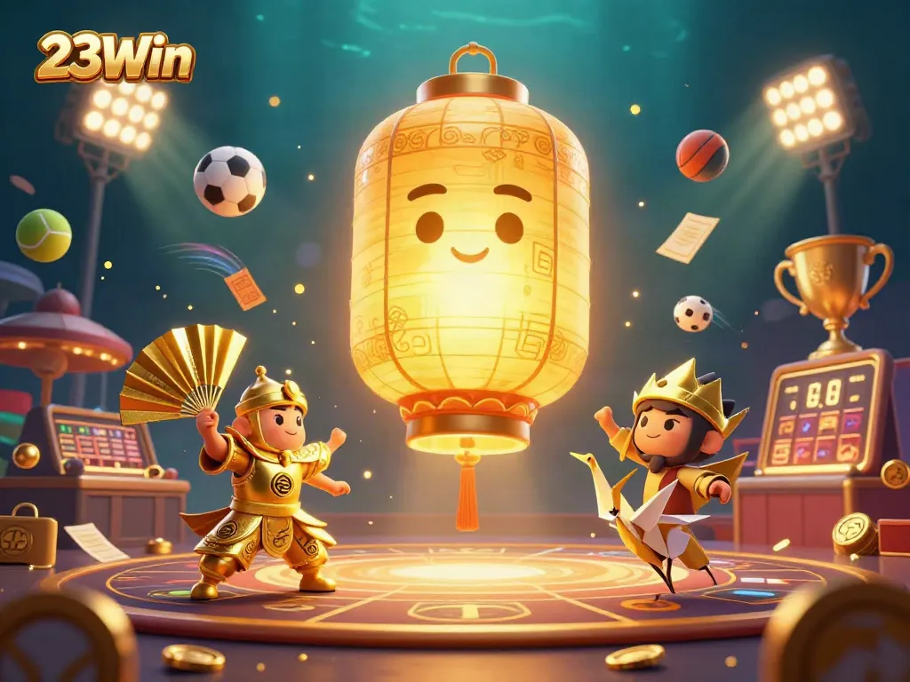 Experience thrilling games at 23Win, where vibrant golden casino spirit meets dynamic sports betting.