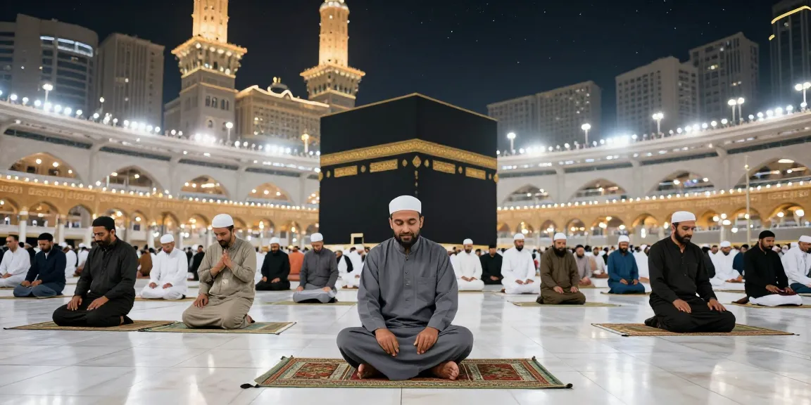 Experience umroh Itikaf during Ramadan with serene atmosphere and spiritual devotion in Makkah, perfect for travel enthusiasts.