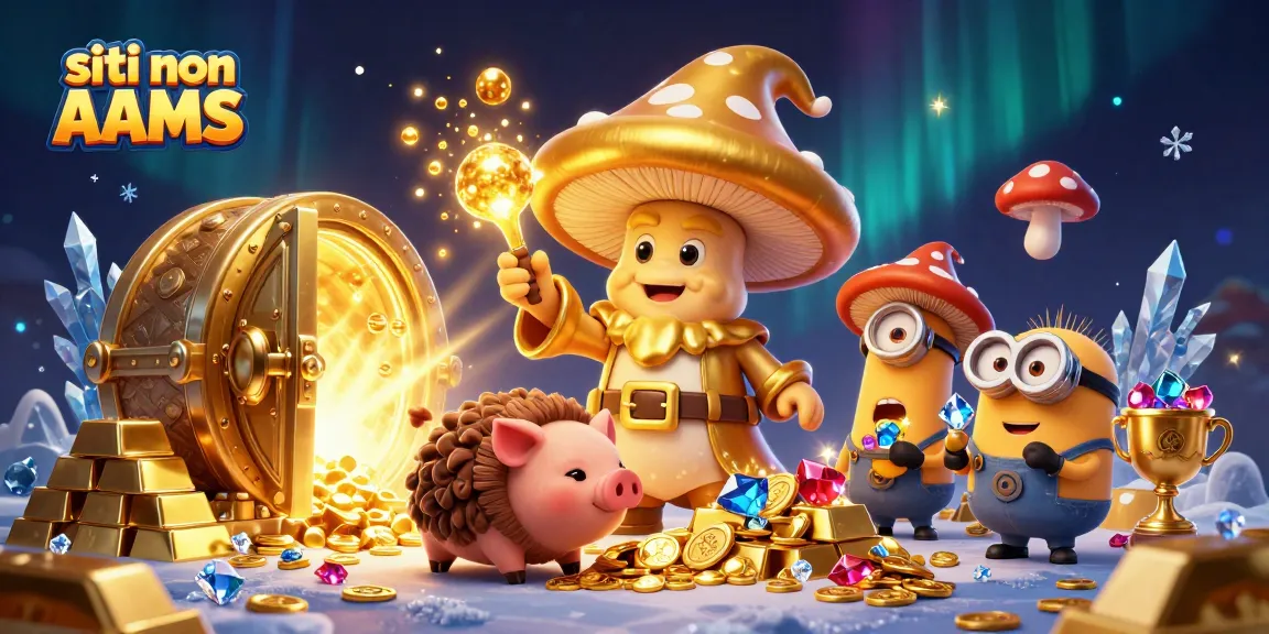Migliora il tuo gioco nei siti non AAMS con un wizard d'argento, tesori e giochi da casinò.