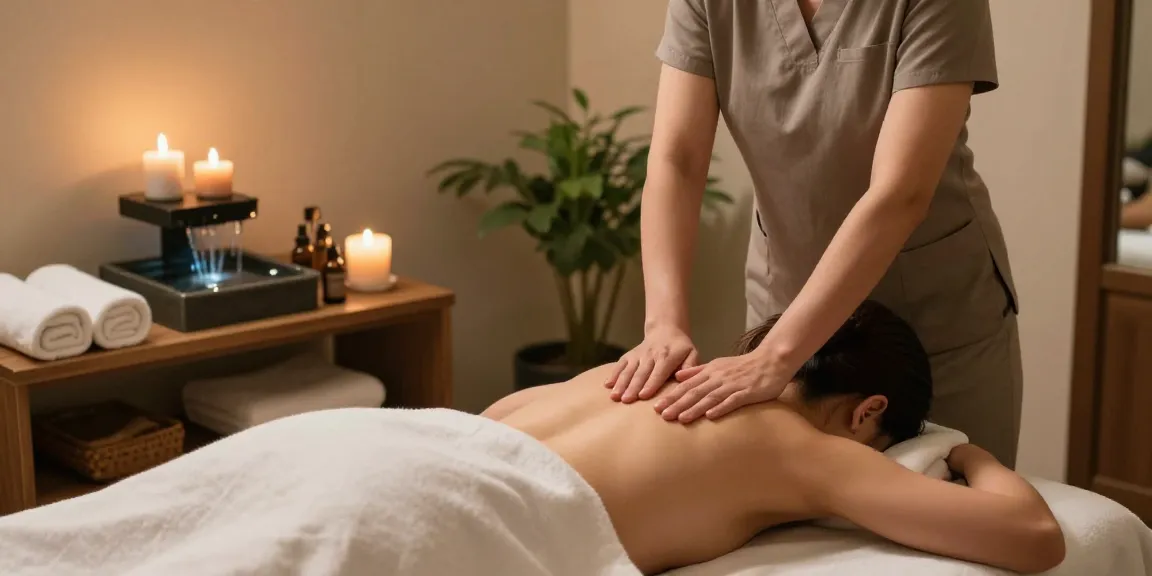 Massage session featuring soothing Swedish techniques in a serene spa atmosphere.