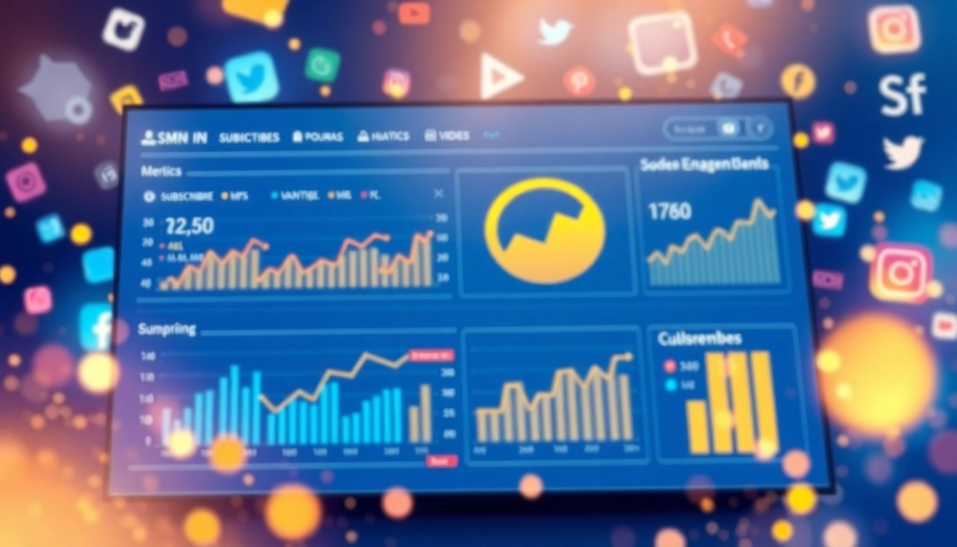 Showcase of a vibrant youtube smm panel interface highlighting key analytics and engagement metrics.