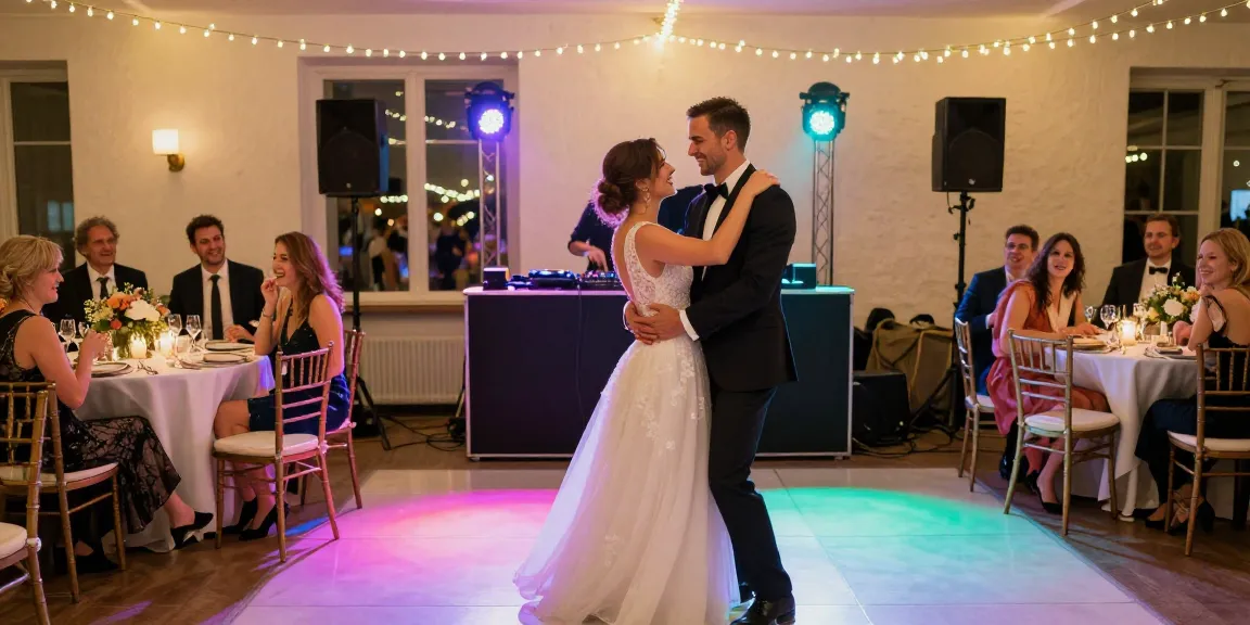 Hochzeit DJ Berlin sorgt für die perfekte Atmosphäre auf der Feier mit Freude und Tanz.