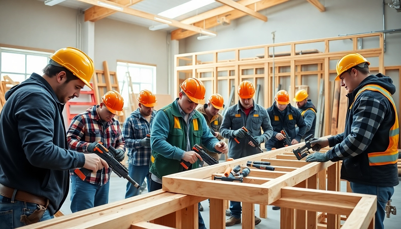 Students learning at construction trade schools in texas develop practical skills with hands-on training.
