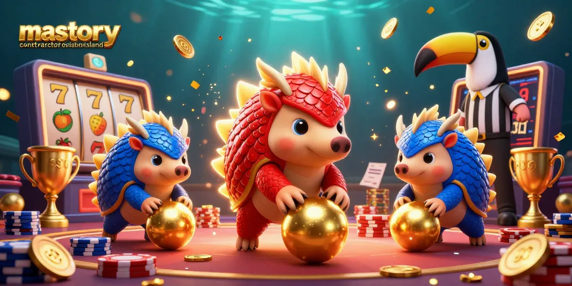 Spin slots with masonrycontractorstatenisland as rival pangolins roll golden balls and win in vibrant 3D