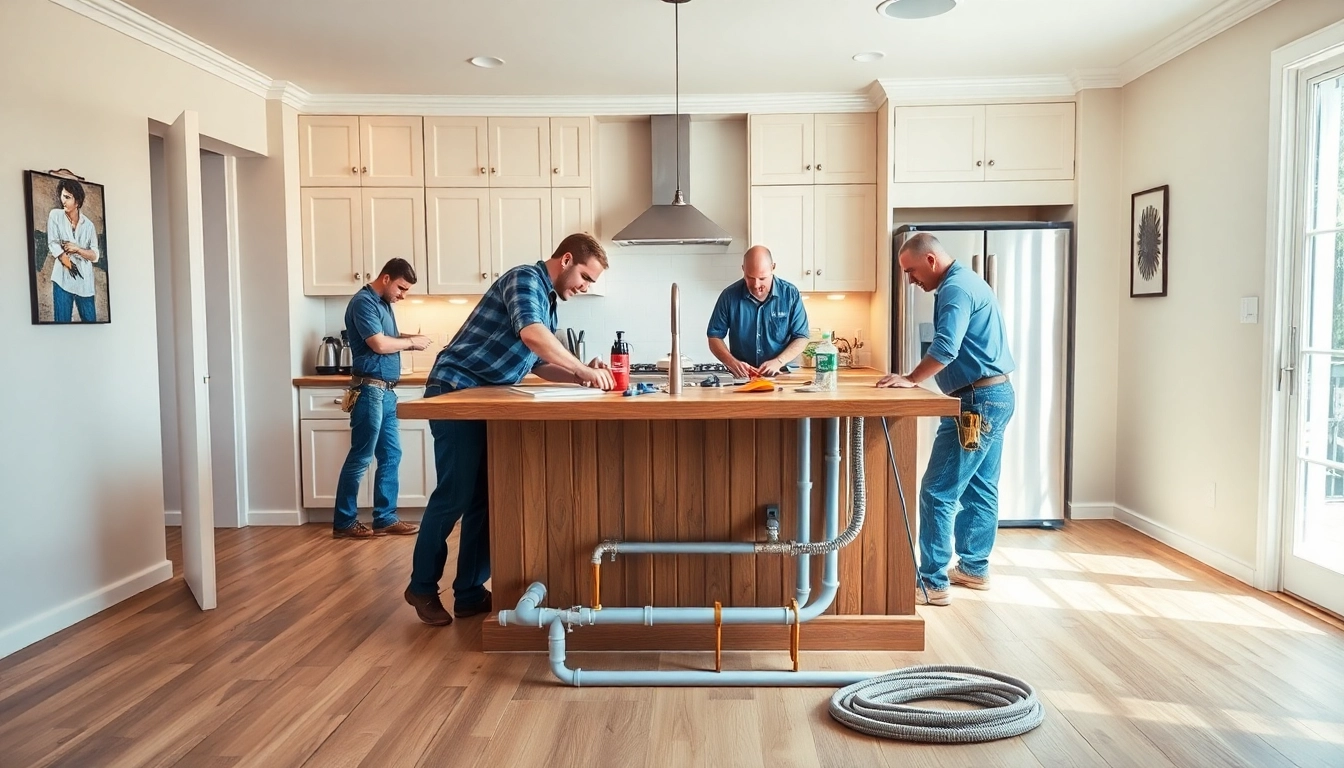 Whole house repiping services Clearwater FL showcased by a professional plumbing team.