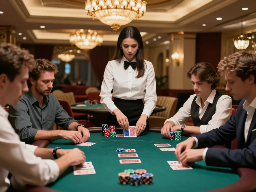 High-stakes poker game at a luxury casino featuring c168 players and intense gameplay.