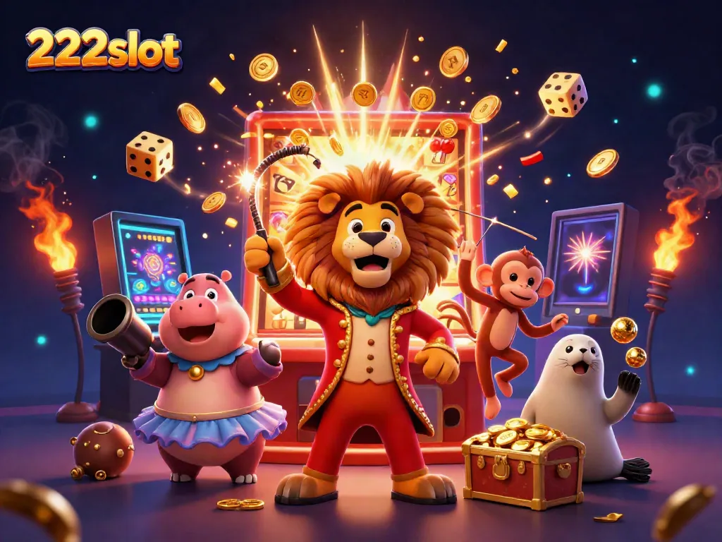 Memenangkan jackpot di 222slot dengan karakter lucu dan elemen permainan kasino yang memukau.