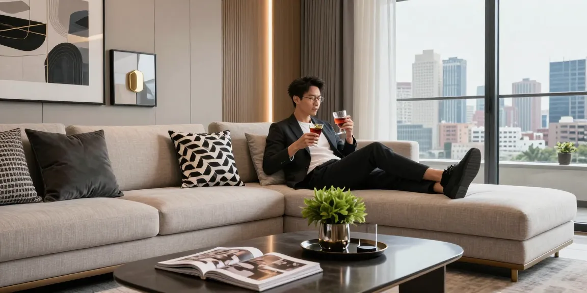 LUXURY111: Gaya hidup mewah dalam ruangan dengan furnitur modern dan suasana yang nyaman.