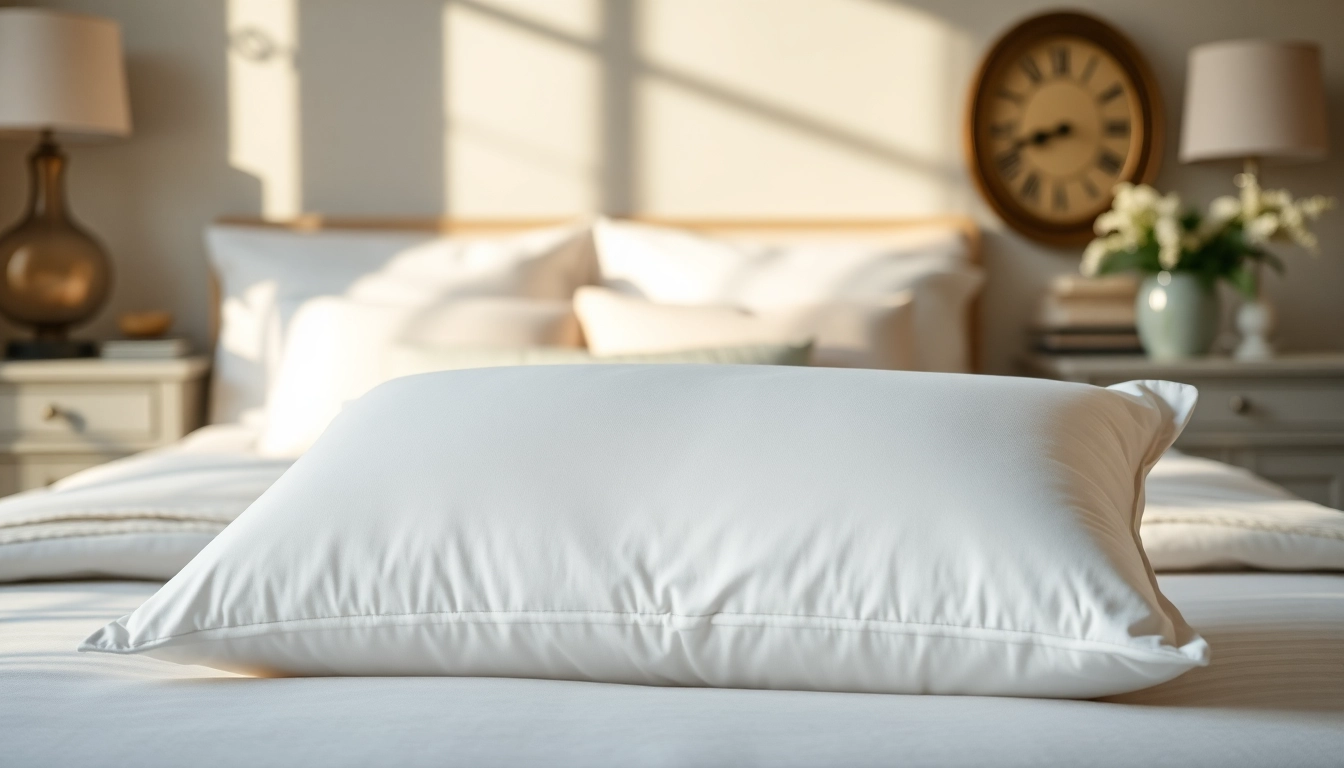 Reviewing Stearns and Foster pillows reviews in a cozy bedroom setting focused on comfort.