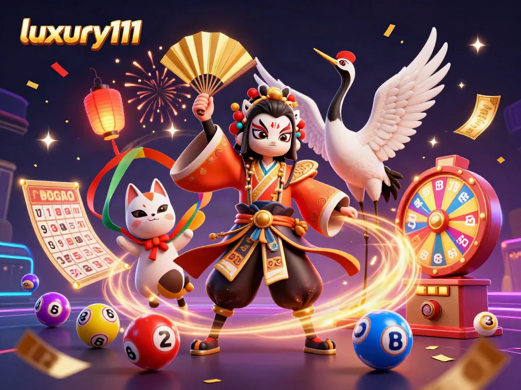 Engage with luxury111's vibrant games, featuring lottery elements and dynamic character interactions.