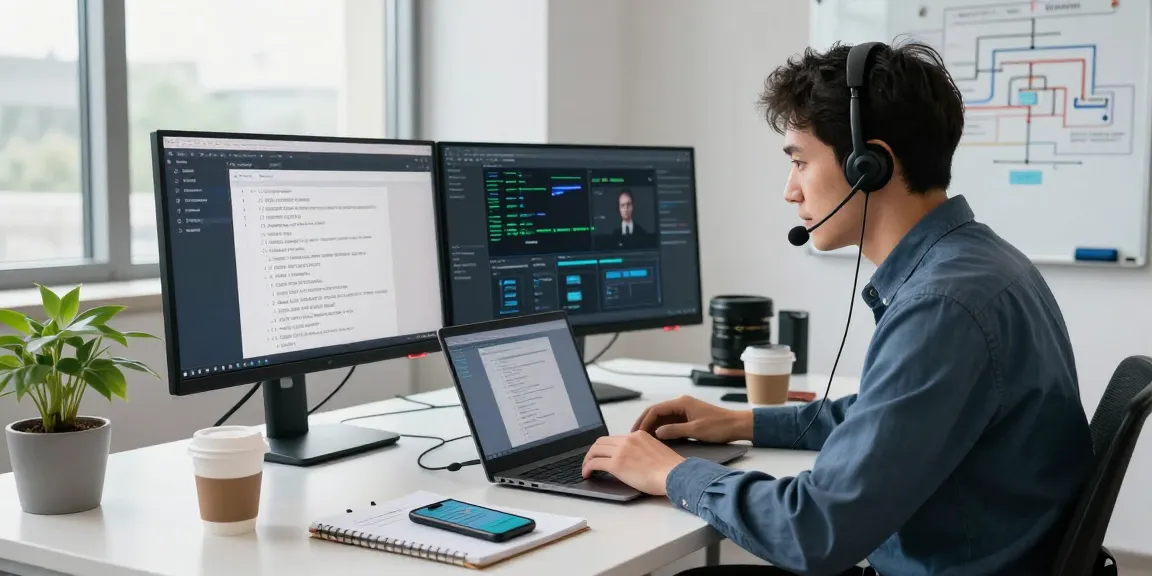 Tech support professional resolving Telus-Technical-Support issues in a modern office setting.