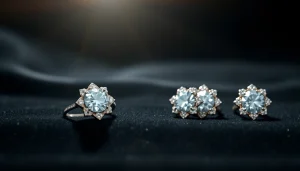 Fotografo di Gioielli mostra una raffinata collezione di gioielli in uno studio elegante.