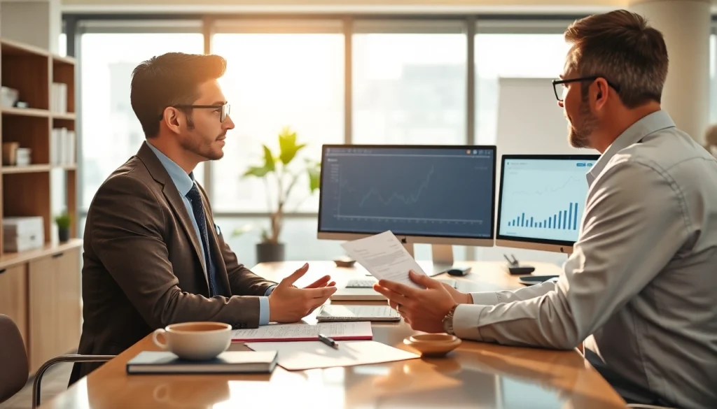 카드 현금화에 대한 유익한 조언을 공유하는 금융 상담 장면