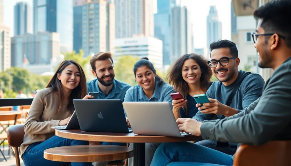 신용카드 현금화 방법을 논의하는 친구들의 모습