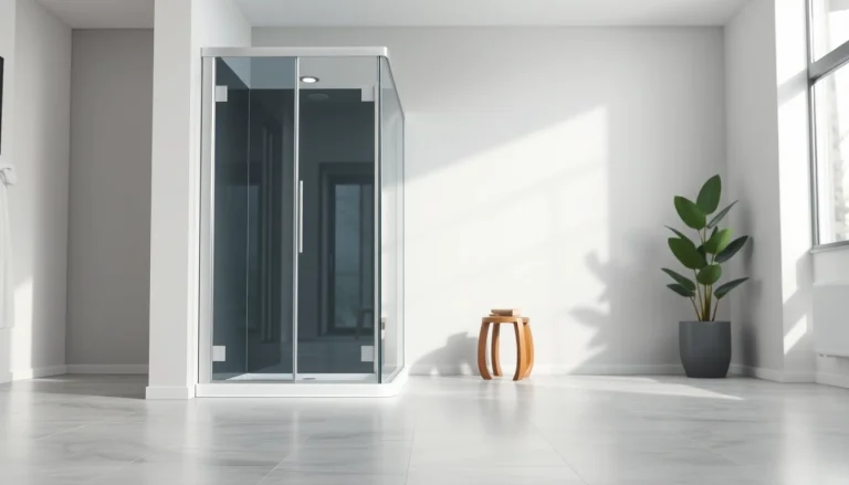 Erleben Sie die Eleganz der sonni Duschkabine in einem modernen Badezimmer-Design.