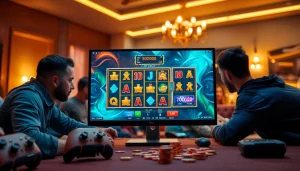 Temukan keseruan dalam bermain pakde4d slot dengan gambar para pemain berinteraksi.